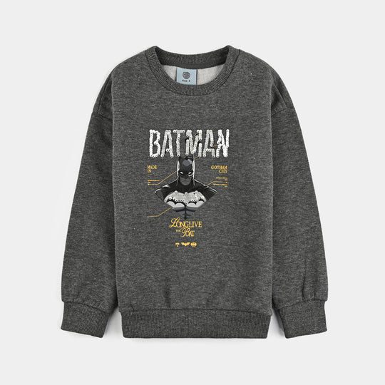 Boys Fleece Sweatshirt-H Grey