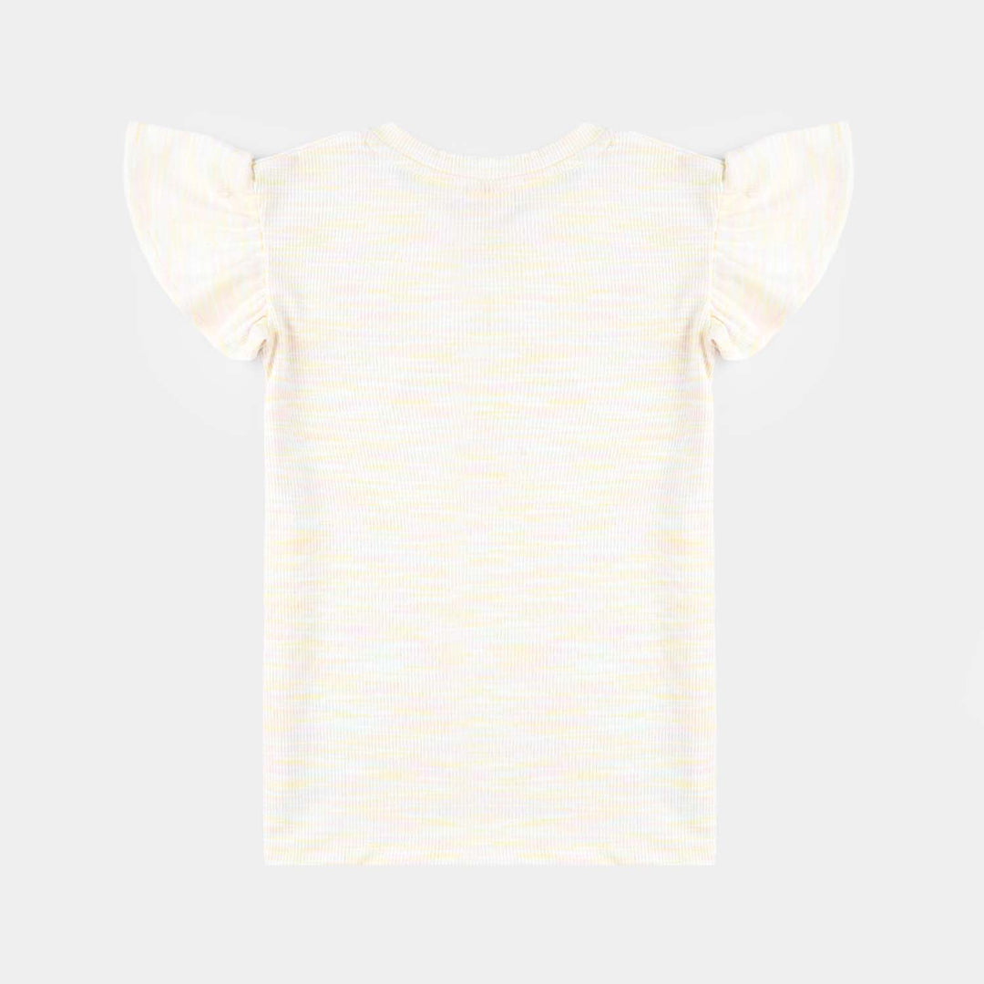 Girls Space Dyed T-Shirt H/S Ice Cream