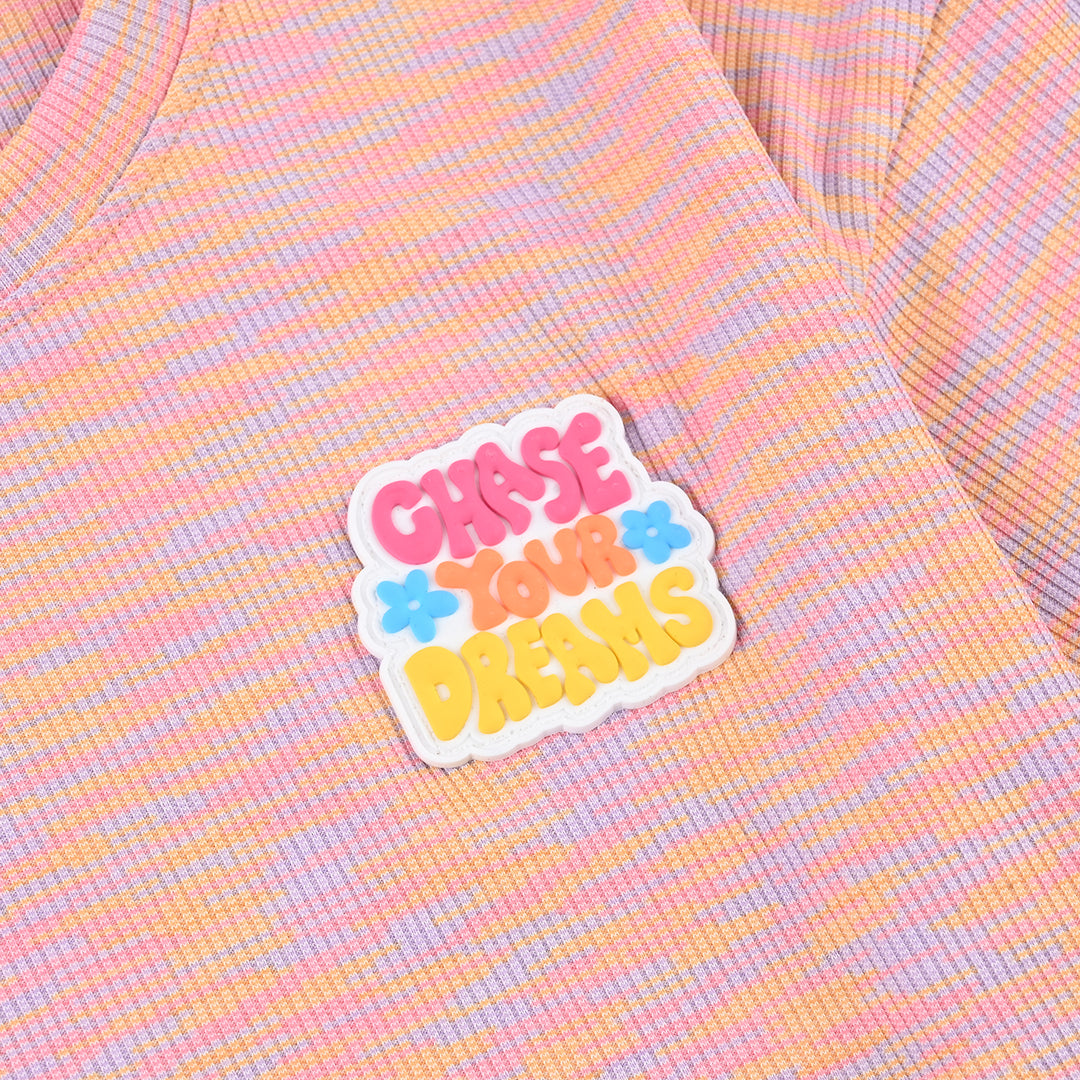 Girls Space Dyed T-Shirt H/S Chase Your Dream