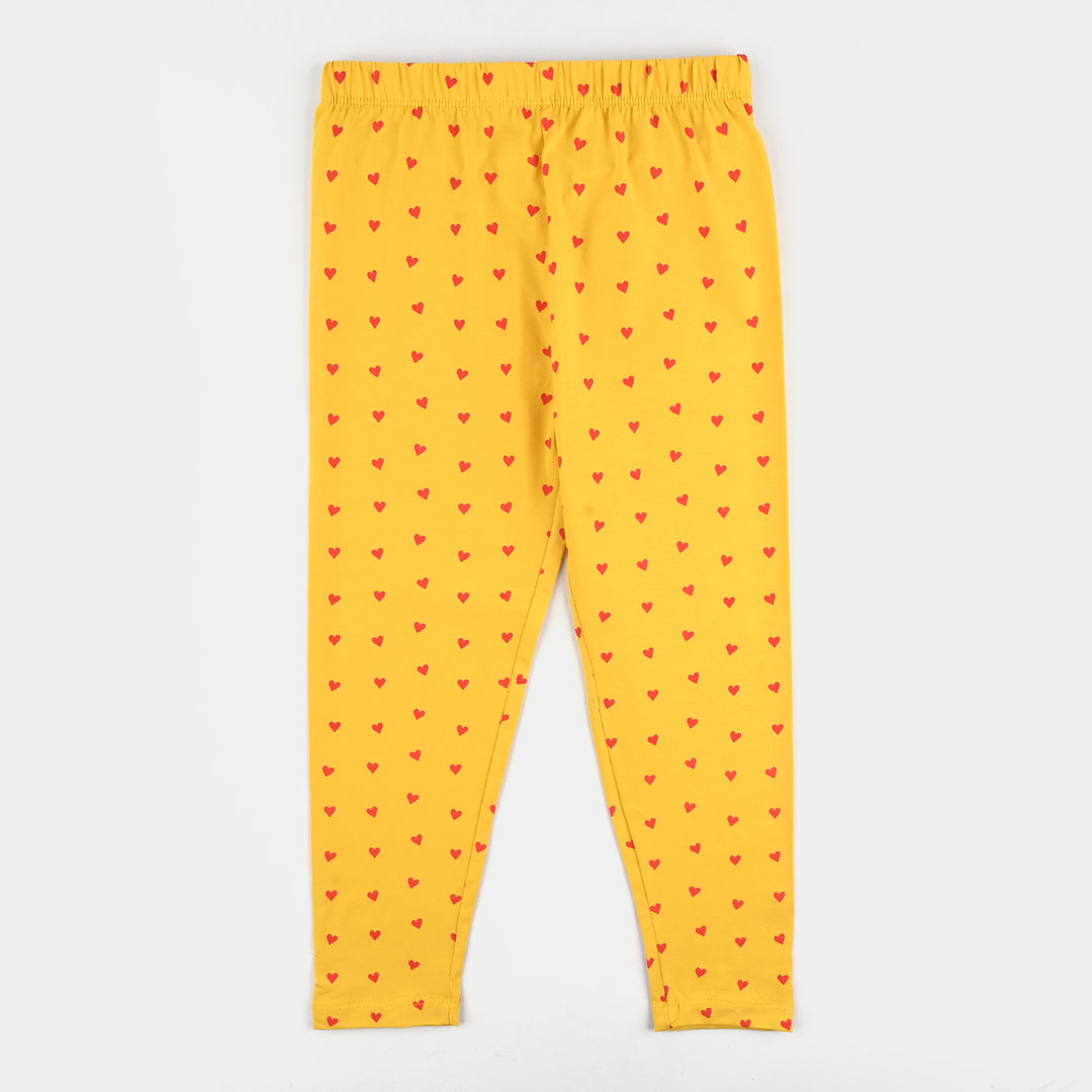 Girls Lycra Jersey Tights Basic-L.Lemon