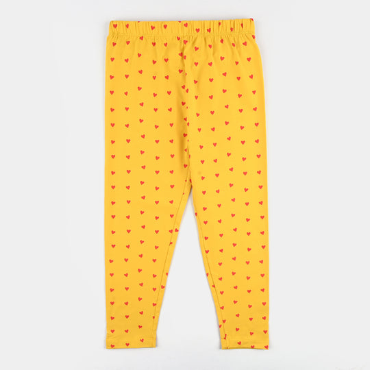 Girls Lycra Jersey Tights Basic-L.Lemon