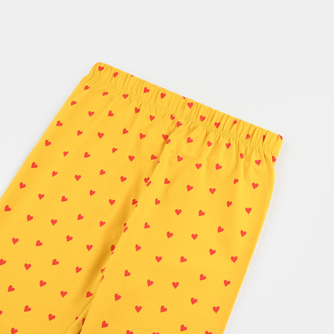 Girls Lycra Jersey Tights Basic-L.Lemon