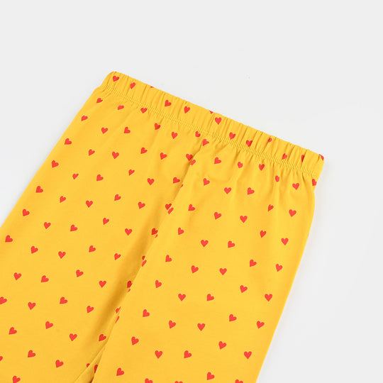 Girls Lycra Jersey Tights Basic-L.Lemon