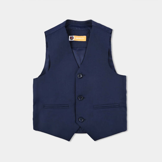 Boys Cotton Twill 3 Piece suit - Royal Blue
