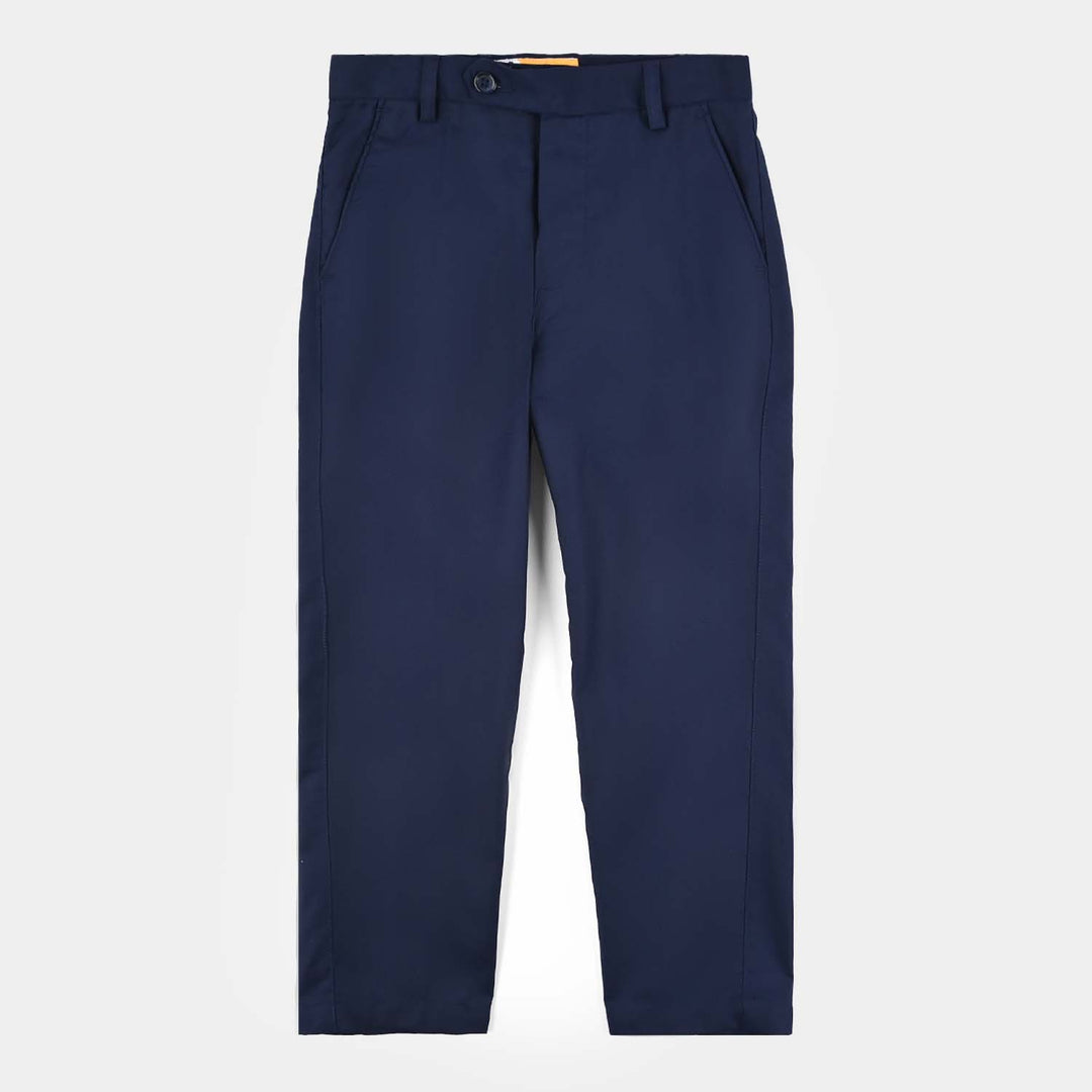 Boys Cotton Twill 3 Piece suit - Royal Blue