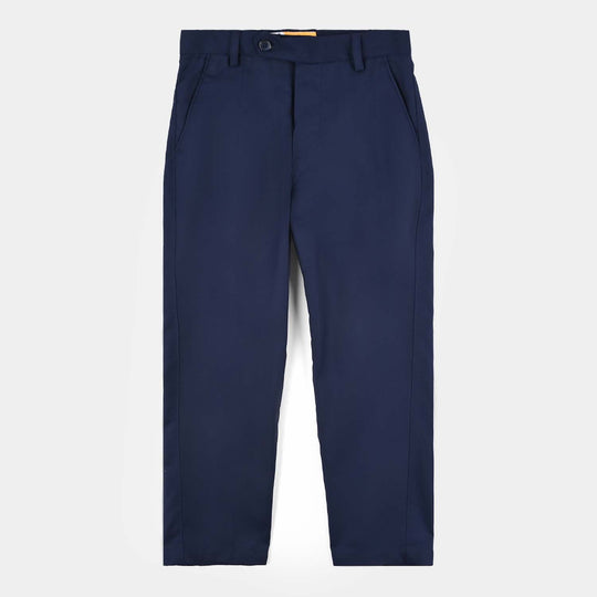 Boys Cotton Twill 3 Piece suit - Royal Blue