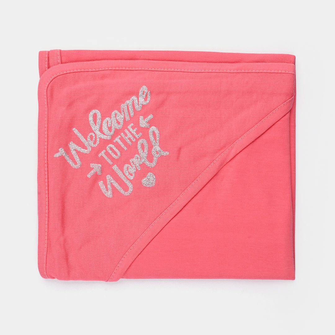 BABY WRAPPING SHEET | WELCOME TO THE WORLD-D.PINK 1871
