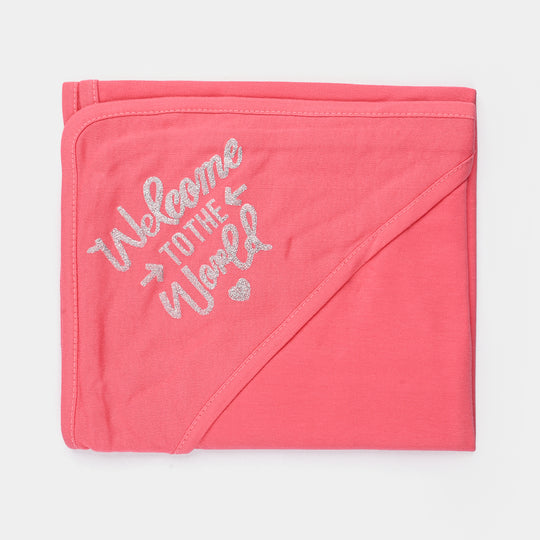 BABY WRAPPING SHEET | WELCOME TO THE WORLD-D.PINK 1871