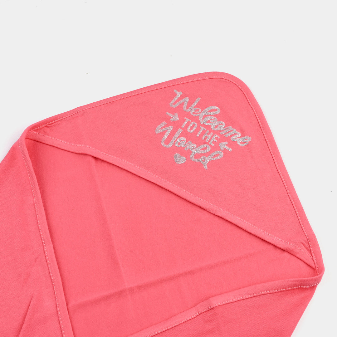 BABY WRAPPING SHEET | WELCOME TO THE WORLD-D.PINK 1871