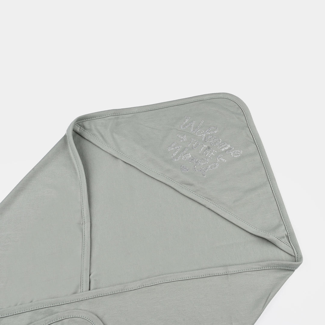 BABY WRAPPING SHEET | WELCOME TO THE WORLD-GREEN 1871