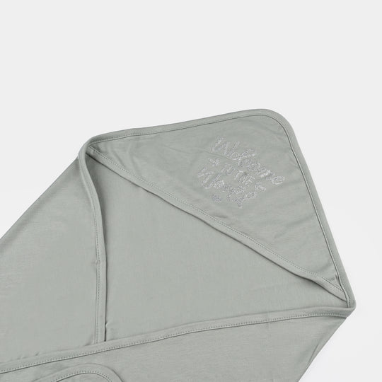 BABY WRAPPING SHEET | WELCOME TO THE WORLD-GREEN 1871