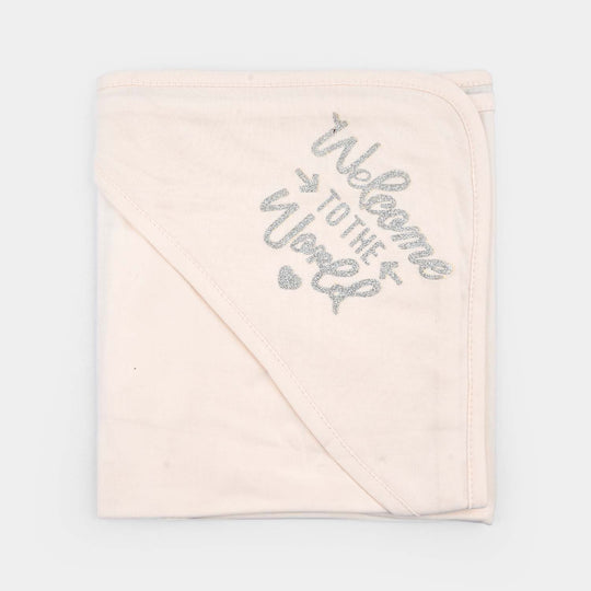 BABY WRAPPING SHEET | WELCOME TO THE WORLD-CREAM 1871