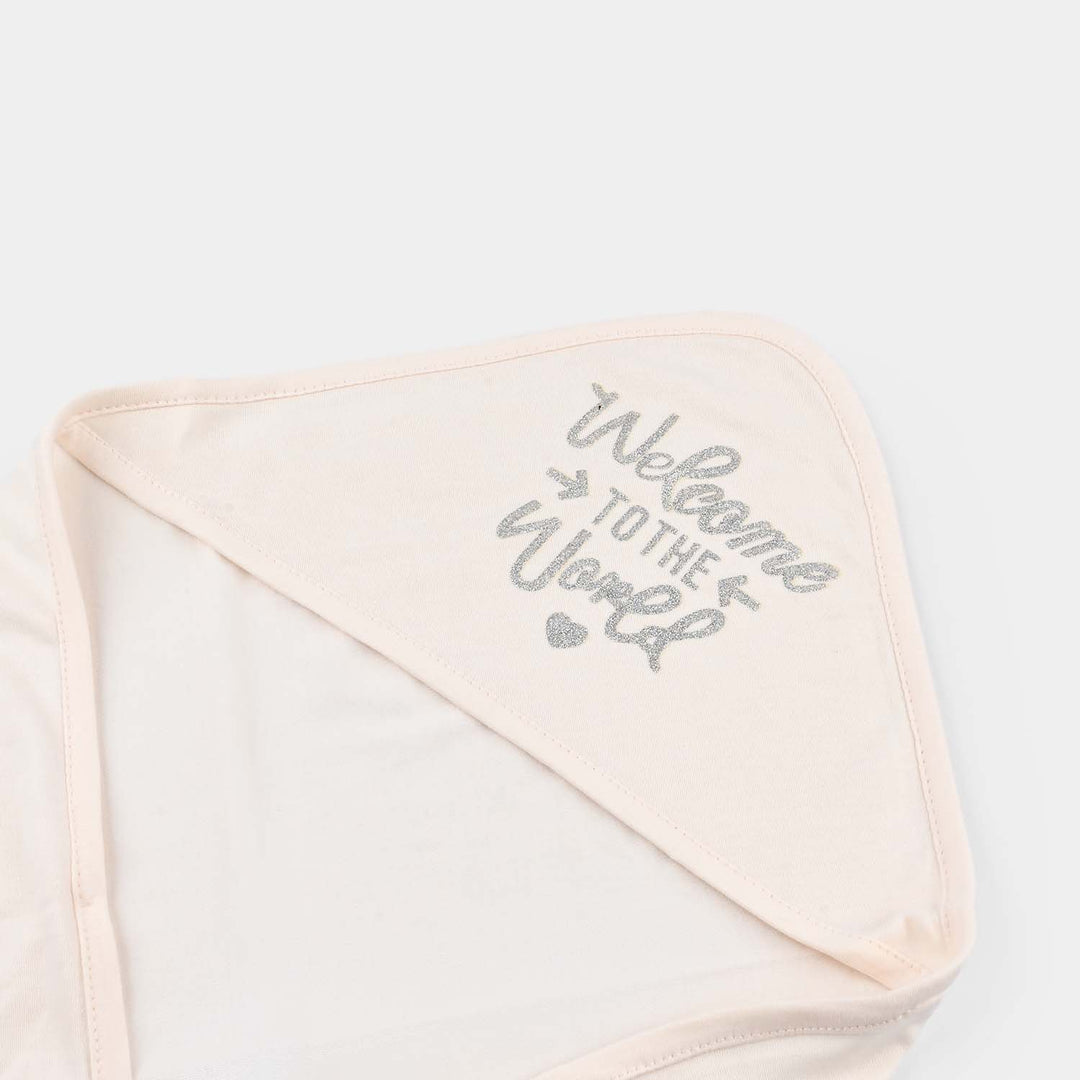 BABY WRAPPING SHEET | WELCOME TO THE WORLD-CREAM 1871