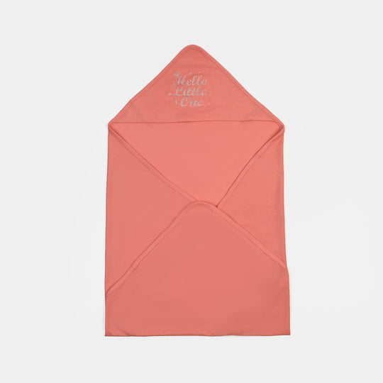 BABY WRAPPING SHEET | HELLO LITTLLE ONE-PEACH 1872
