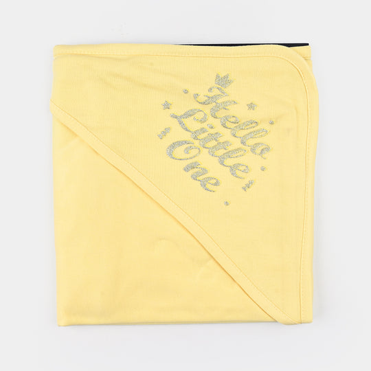 BABY WRAPPING SHEET | HELLO LITTLLE ONE-YELLOW 1872