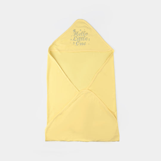 BABY WRAPPING SHEET | HELLO LITTLLE ONE-YELLOW 1872