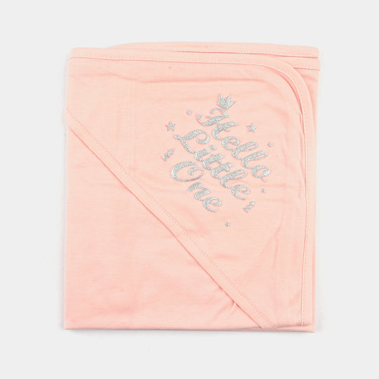 BABY WRAPPING SHEET | HELLO LITTLLE ONE-L.PEACH 1872