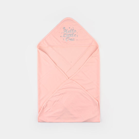 BABY WRAPPING SHEET | HELLO LITTLLE ONE-L.PEACH 1872