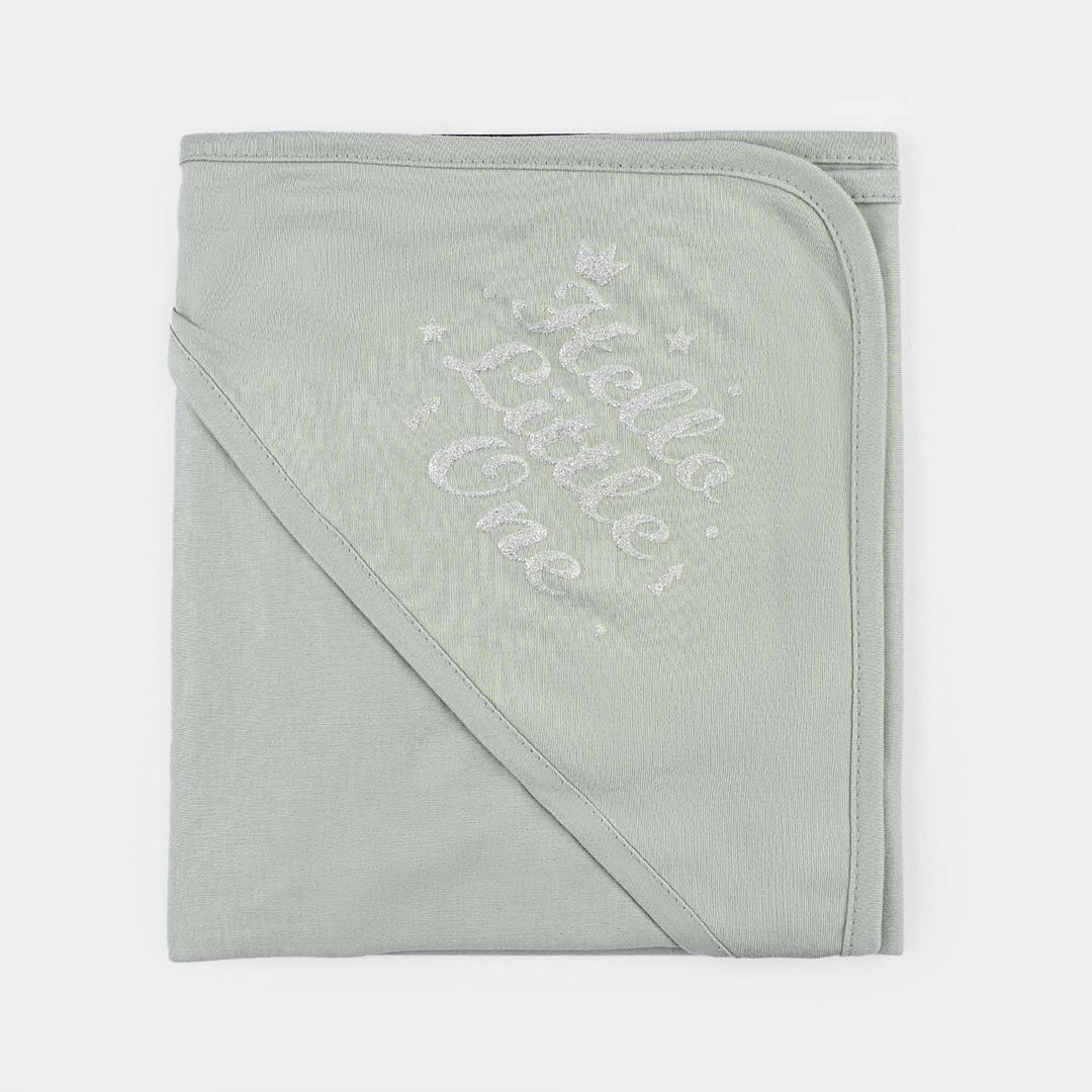 BABY WRAPPING SHEET | HELLO LITTLLE ONE-GREEN 1872