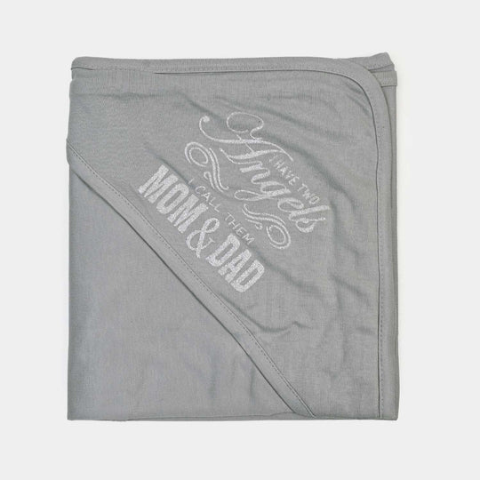 BABY WRAPPING SHEET | ANGELS-Grey 1873