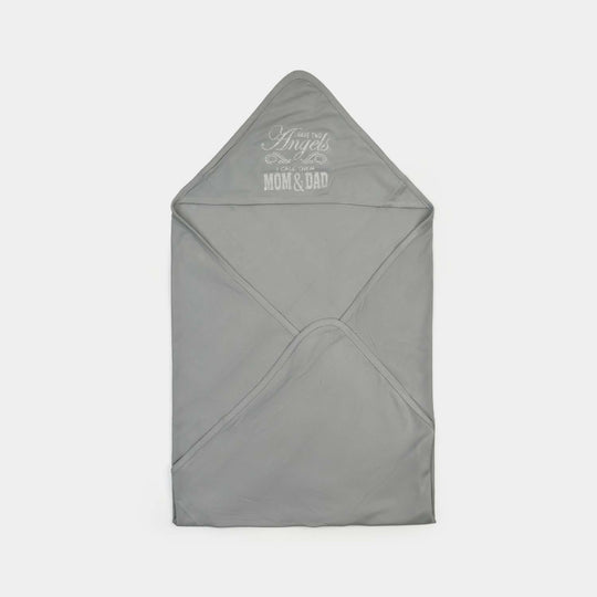 BABY WRAPPING SHEET | ANGELS-Grey 1873