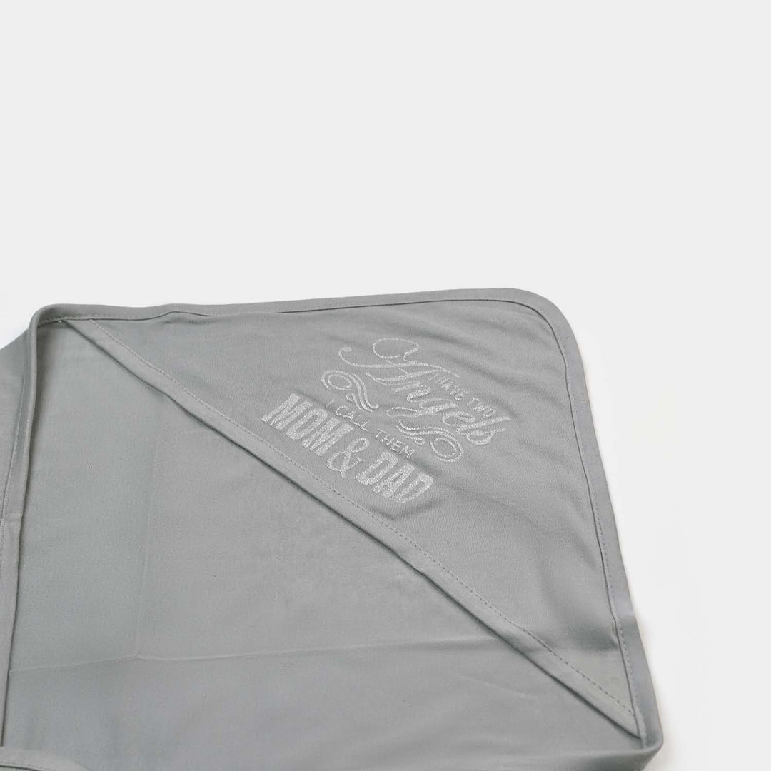 BABY WRAPPING SHEET | ANGELS-Grey 1873
