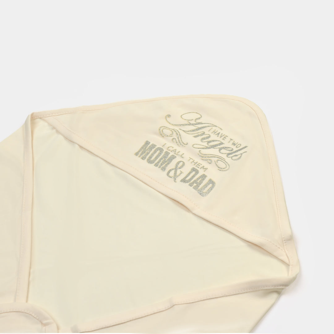 BABY WRAPPING SHEET | ANGELS-CREAM 1873