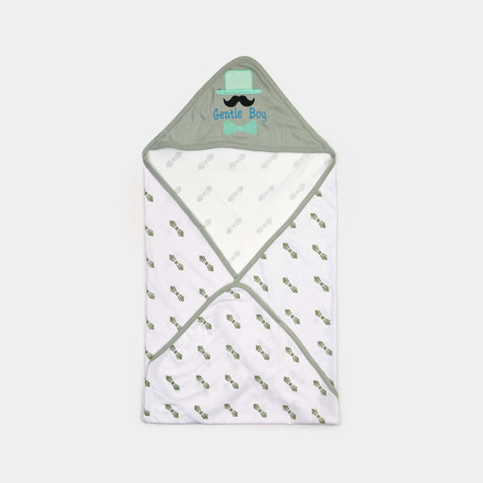 BABY WRAPPING SHEET | GREEN BOW H053