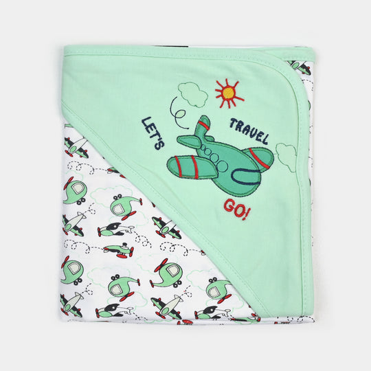 BABY WRAPPING SHEET | L.GREEN PLANE H053