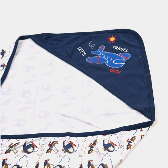 BABY WRAPPING SHEET | NAVY PLANE H053