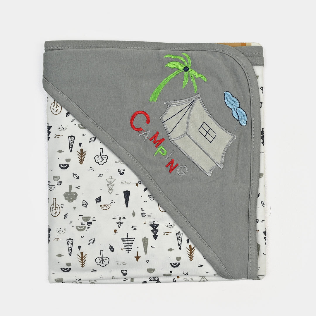 BABY WRAPPING SHEET | Grey TREE H053
