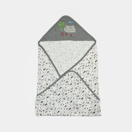 BABY WRAPPING SHEET | Grey TREE H053