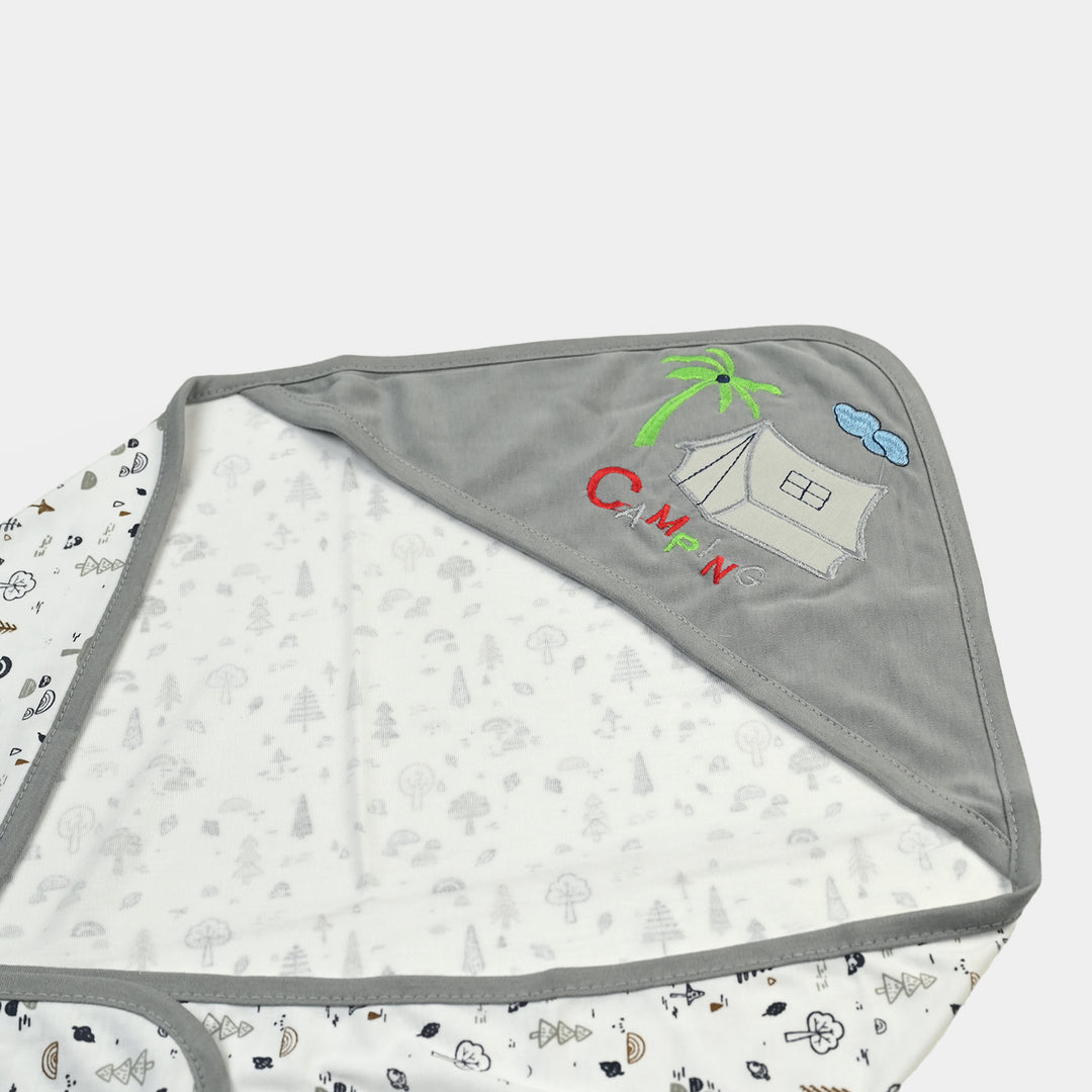 BABY WRAPPING SHEET | Grey TREE H053
