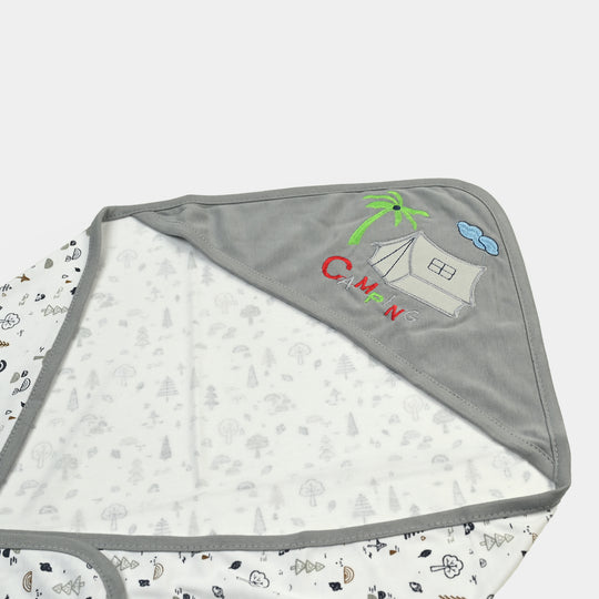 BABY WRAPPING SHEET | Grey TREE H053