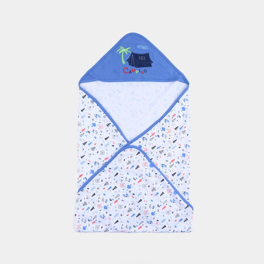 BABY WRAPPING SHEET | ROYAL BLUE TREE H053