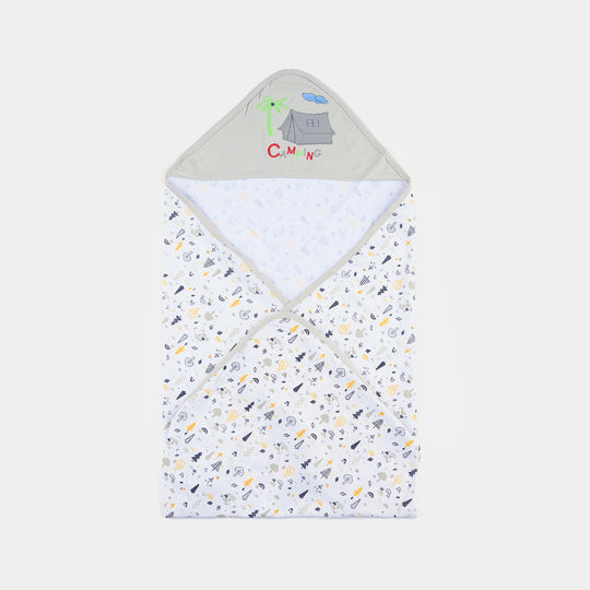 BABY WRAPPING SHEET | L.Grey TREE H053