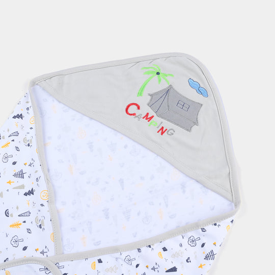 BABY WRAPPING SHEET | L.Grey TREE H053