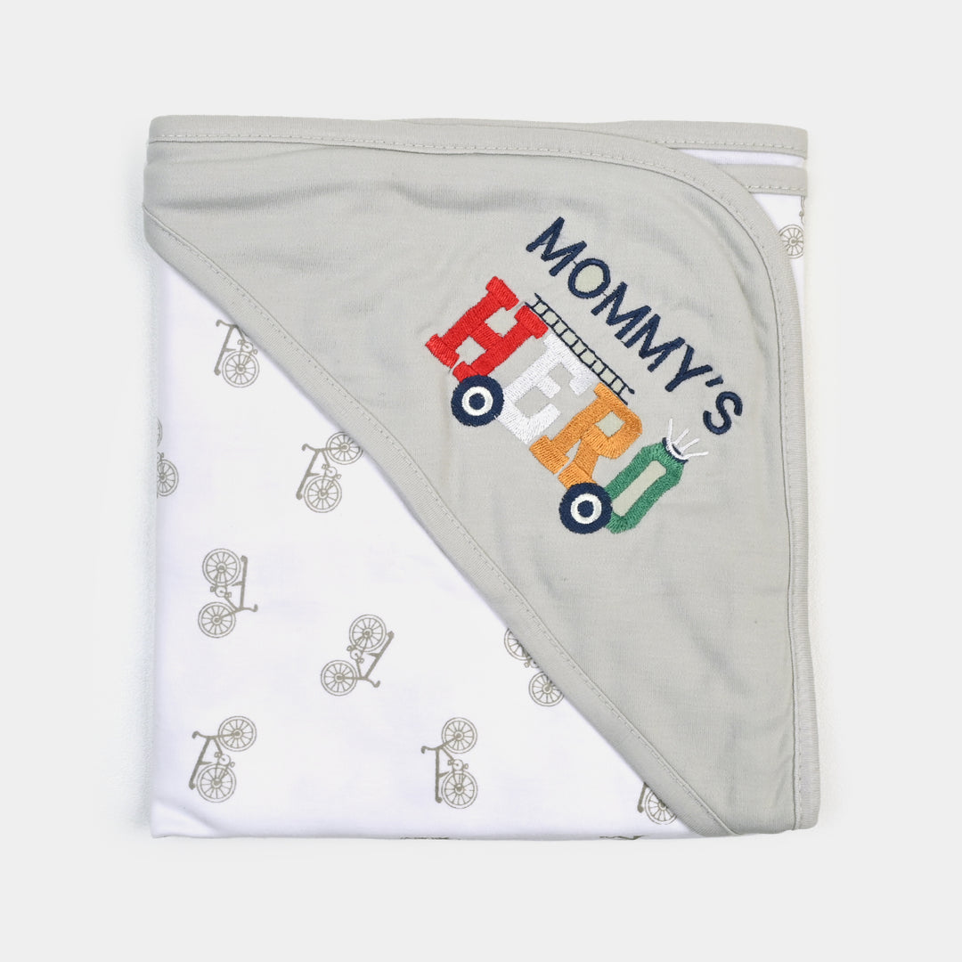 BABY WRAPPING SHEET | L.Grey CYCLE H053