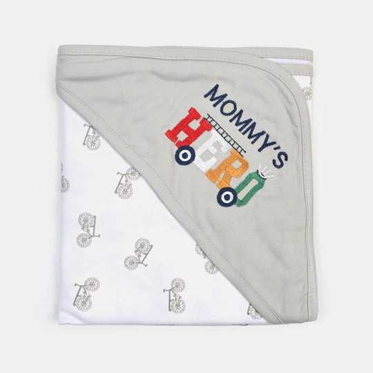 BABY WRAPPING SHEET | L.Grey CYCLE H053