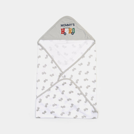 BABY WRAPPING SHEET | L.Grey CYCLE H053