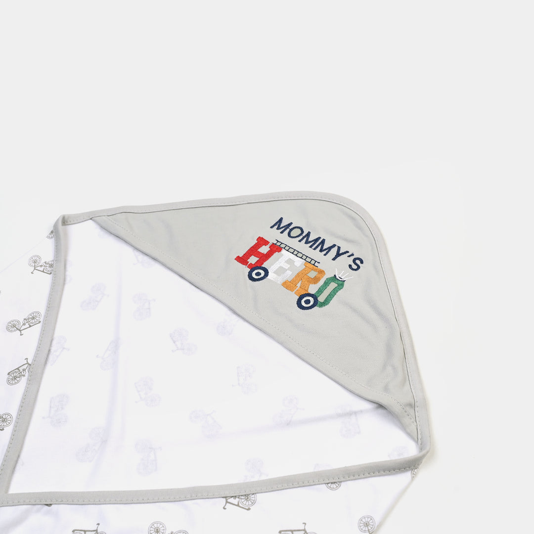 BABY WRAPPING SHEET | L.Grey CYCLE H053