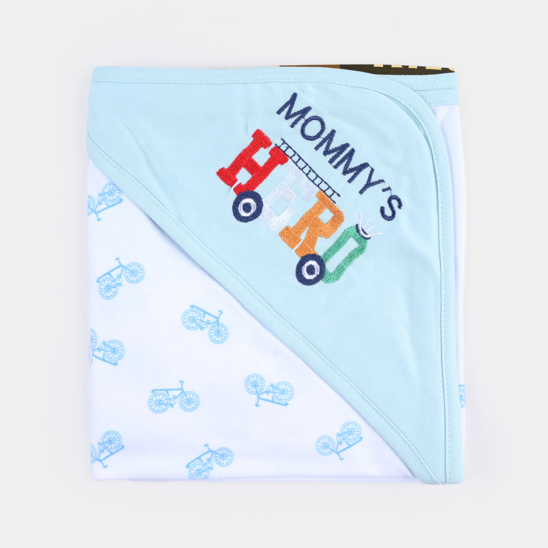 BABY WRAPPING SHEET | BLUE CYCLE H053