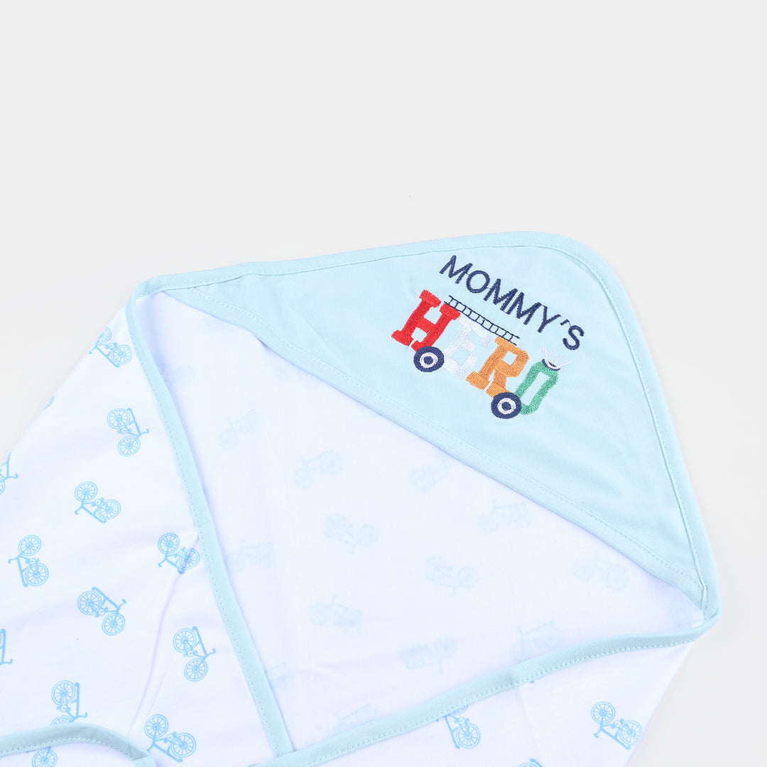 BABY WRAPPING SHEET | BLUE CYCLE H053