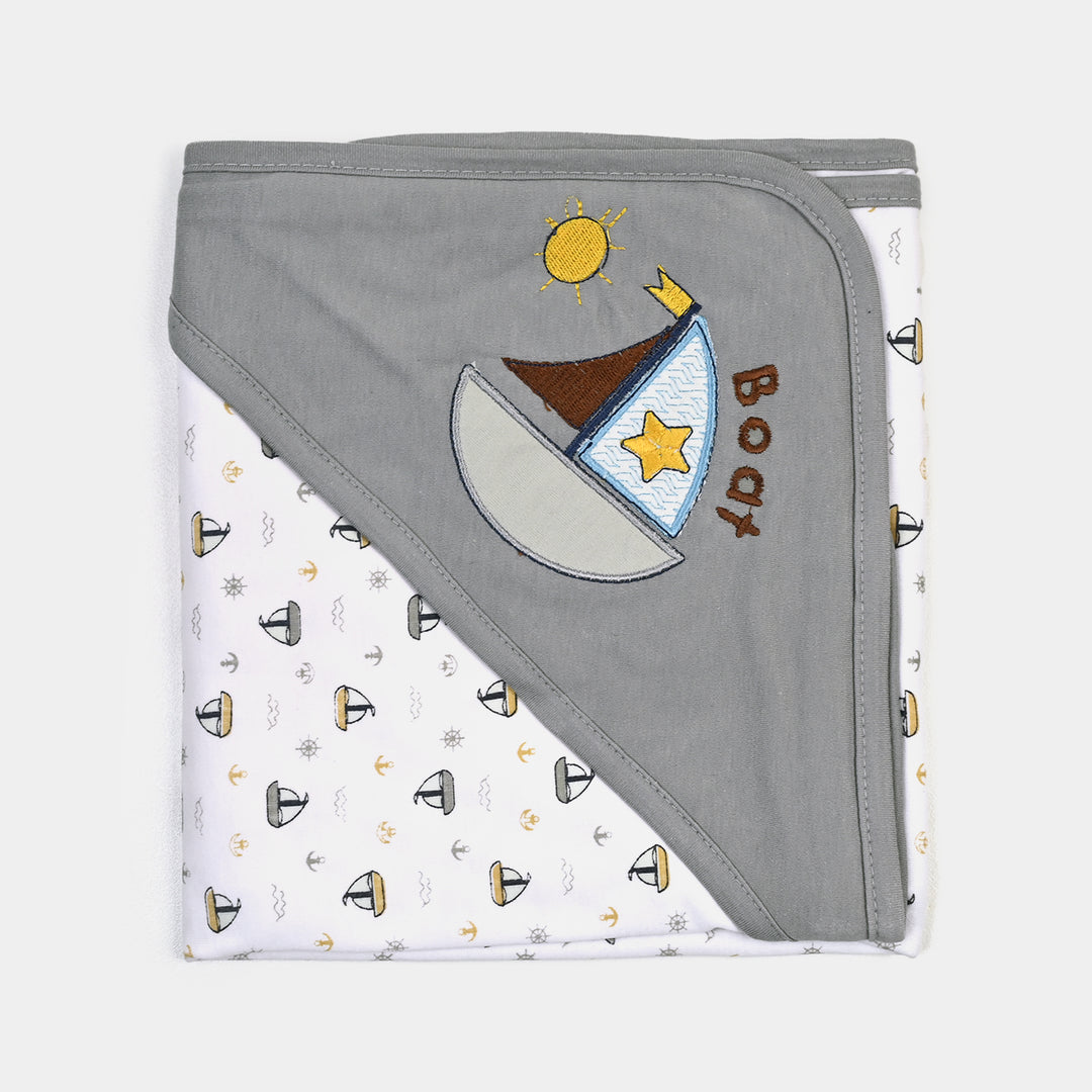 BABY WRAPPING SHEET | Grey SHIP H053