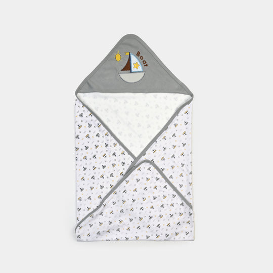 BABY WRAPPING SHEET | Grey SHIP H053