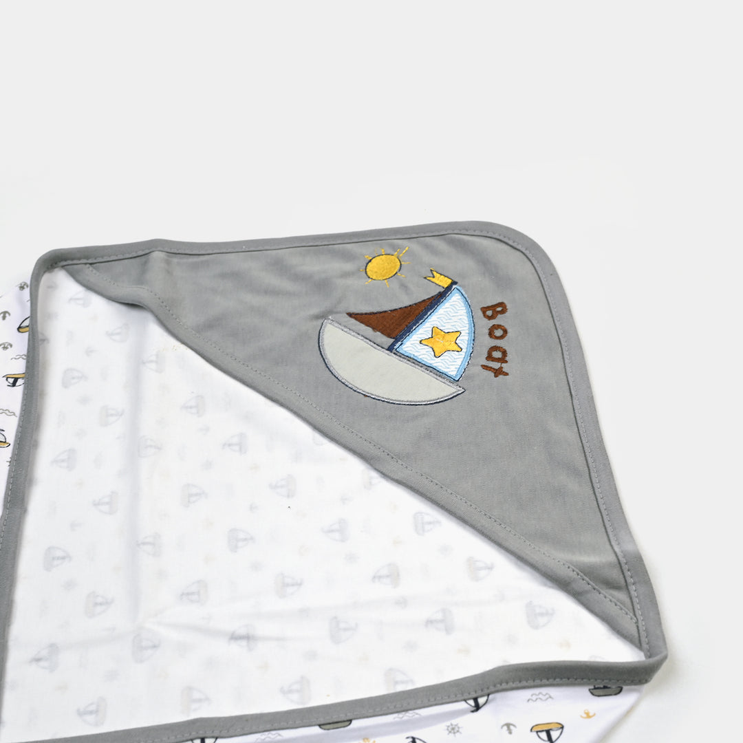 BABY WRAPPING SHEET | Grey SHIP H053