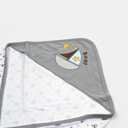 BABY WRAPPING SHEET | Grey SHIP H053