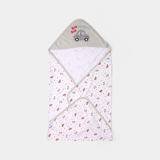 BABY WRAPPING SHEET | L.Grey CAR H053