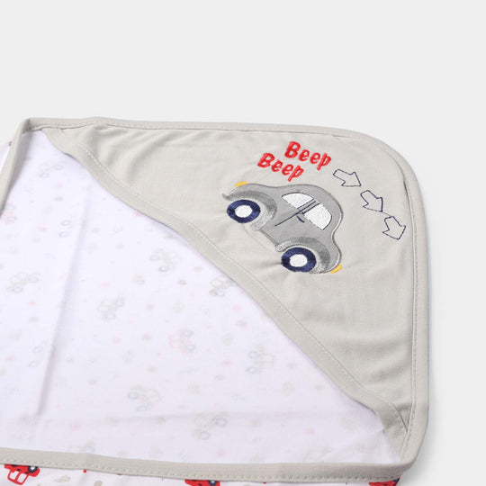 BABY WRAPPING SHEET | L.Grey CAR H053