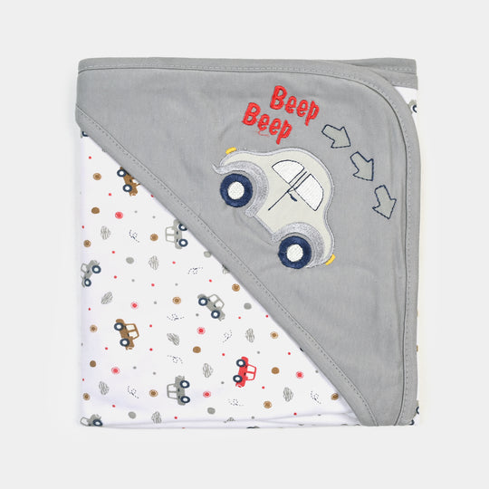 BABY WRAPPING SHEET | Grey CAR H053